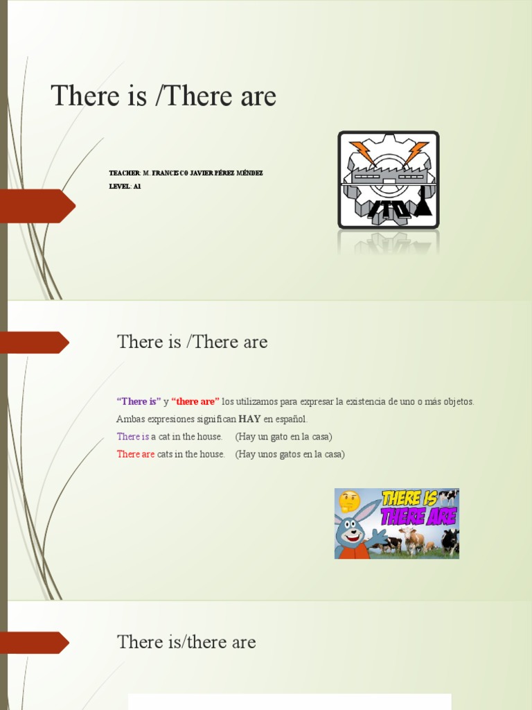 There Is There Are | PDF