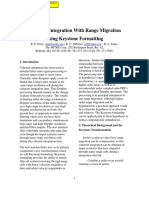 2007 Perry Coherent Integration Range Migration Keystone Formatting