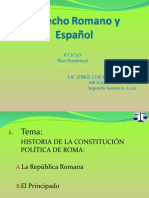 Historia de La Constitución Política de Roma