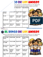 Bingo de Los Amigos 2018 PDF UNIFORMES