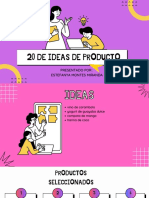 Presentacion Lluvia de Ideas Doodle Creativo Blanco y Amarillo