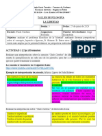 Taller Sobre La Libertad. Tercero Medio