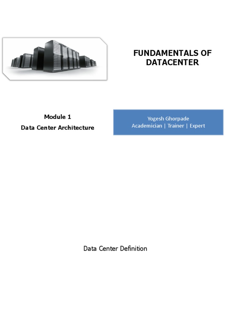 Data Center Design Fundamentals | PDF | Data Center | Client–Server Model