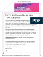 (Day 1 - PM) Commercial and Taxation Laws