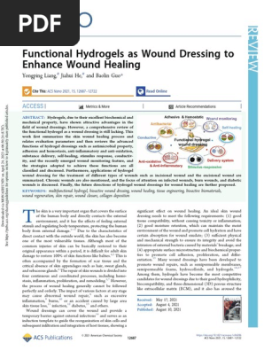 Acsnano 1c04206 | PDF | Wound Healing | Medical Specialties