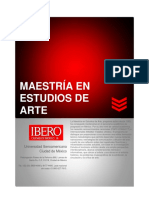 Informacion Maestria Estudios de Arte 2018 Mayo