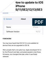 (GUIDE) How To Update To iOS 15.7.2 For Iphone A12+ PDF