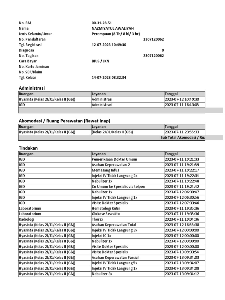 Billing Test | PDF
