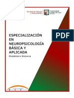 Brochure - Esp en Neuropsicología (1)