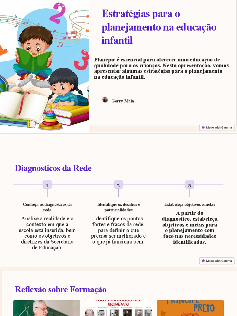 Estrategias para o Planejamento Na Educacao Infantil (Salvo ...