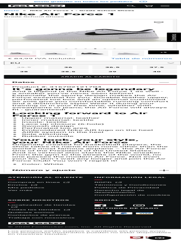 footlocker air force 1 grade school