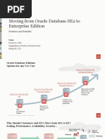 Moving From Oracle Database SE2 To Enterprise Edition: Features and Benefits