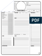 SPRAWLRUNNER Custom Sheet