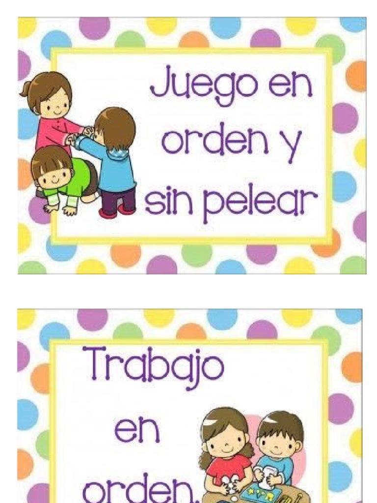 Reglas Del Salon De Clases Pdf