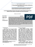 Stragtegi Pengembangan Klaster Industri Keripik Singkong Di Kabupaten Bojonegoro Menggunakan Metode K-Means Clustering Dan Fuzzy AHP