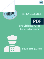 SITXCCS014 - Student Guide.v1.0