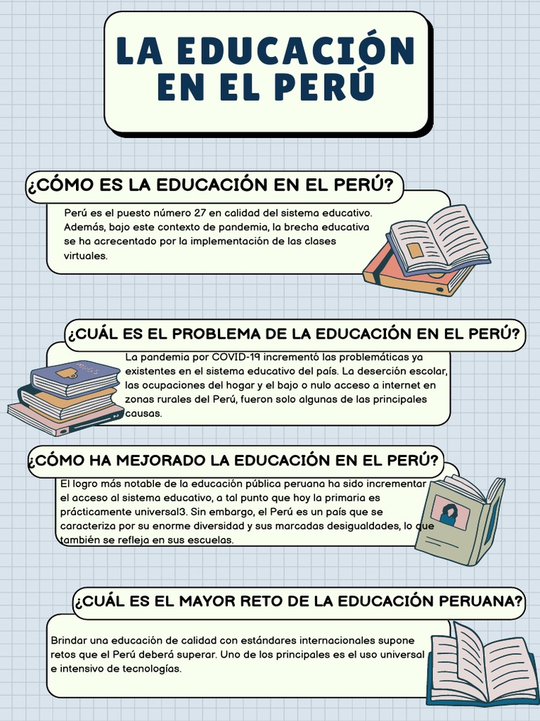 Retos y avances de la educación en Perú | PDF