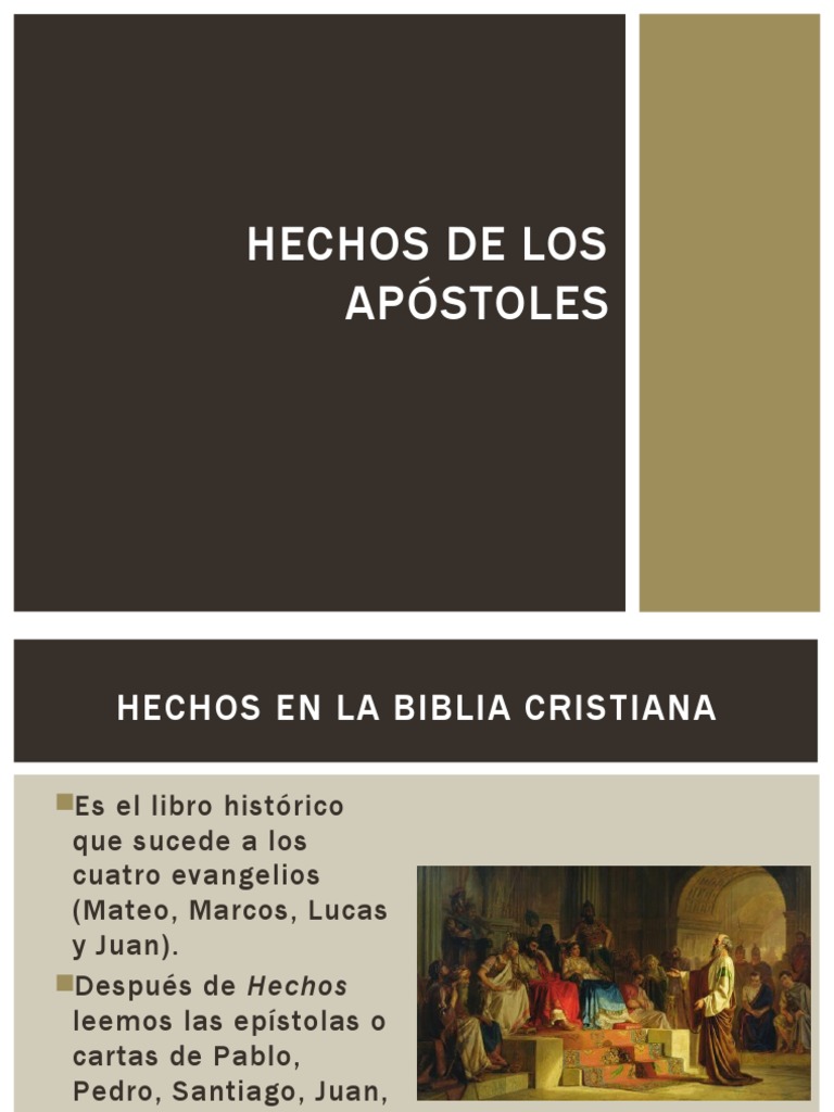La Irrupción Del Cristianismo Hechos De Los Apóstoles Pdf Pablo El