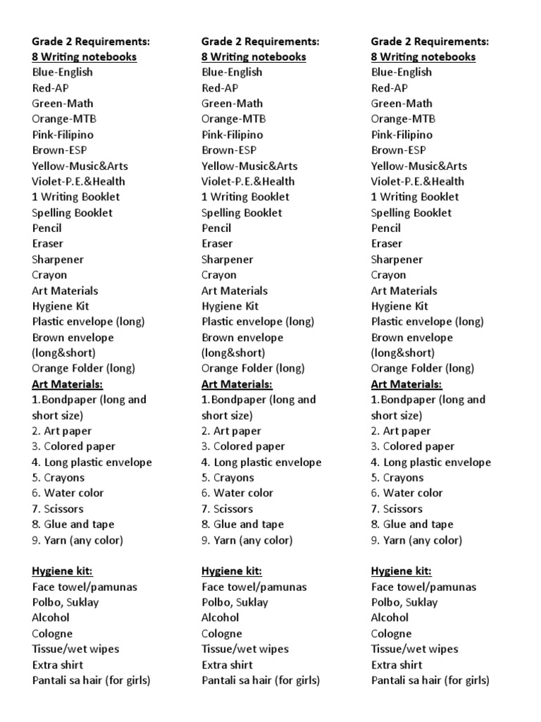 grade-2-requirements-pdf