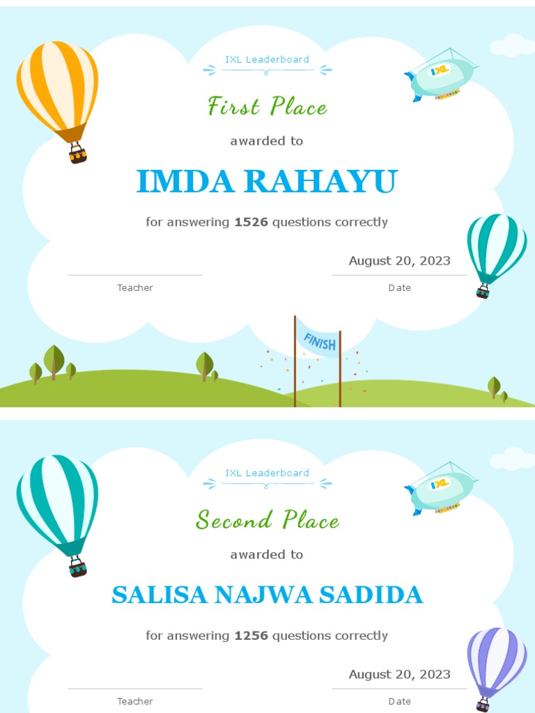 G8 ixl leaderboard pdf