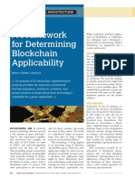 2018 IEEE A Framework For Determining Blockchain Applicability