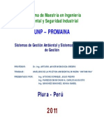 Trabajo Politica Integral de Minera Antamina