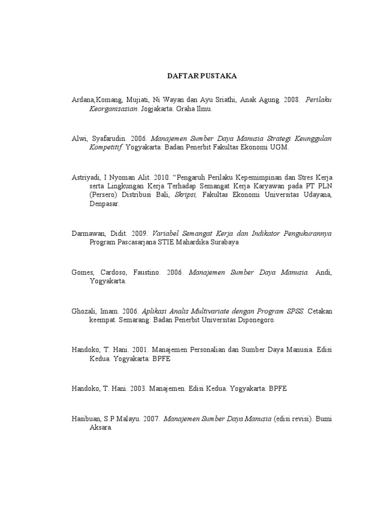 Daftar Pustaka | PDF | Karier & Perkembangan | Sains & Matematika