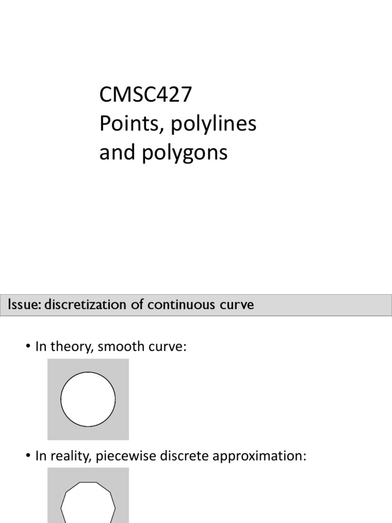 L02 P01 Polylines and Polygons | PDF