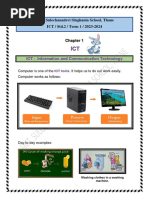 Class 2 Computer Basics and Exercises | PDF