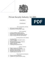 Private Security Industry Act 2001 PDF