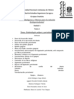 Tarea 1. Embriología Pulpar y Periodontal