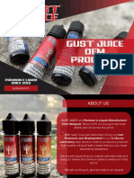 Gust Juice E-Liquid OEM Own Flavor Booklet PDF