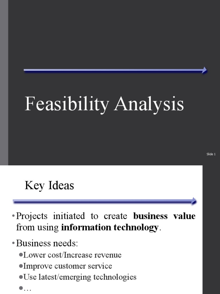 Lecture 02 Feasibility Analysis Pdf