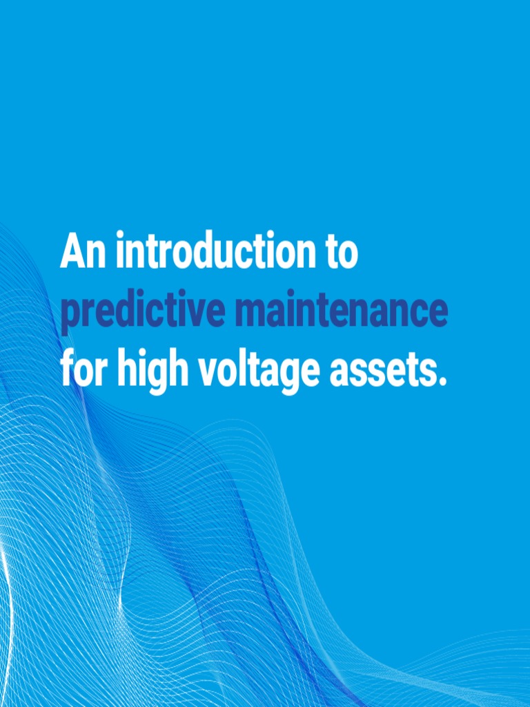 Predictive Maintenance for High Voltage Assets | PDF | Systems Theory ...