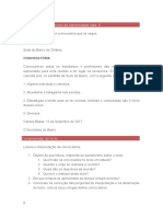 Texto Convocatoria Planificação Curso de Electricidade Sala