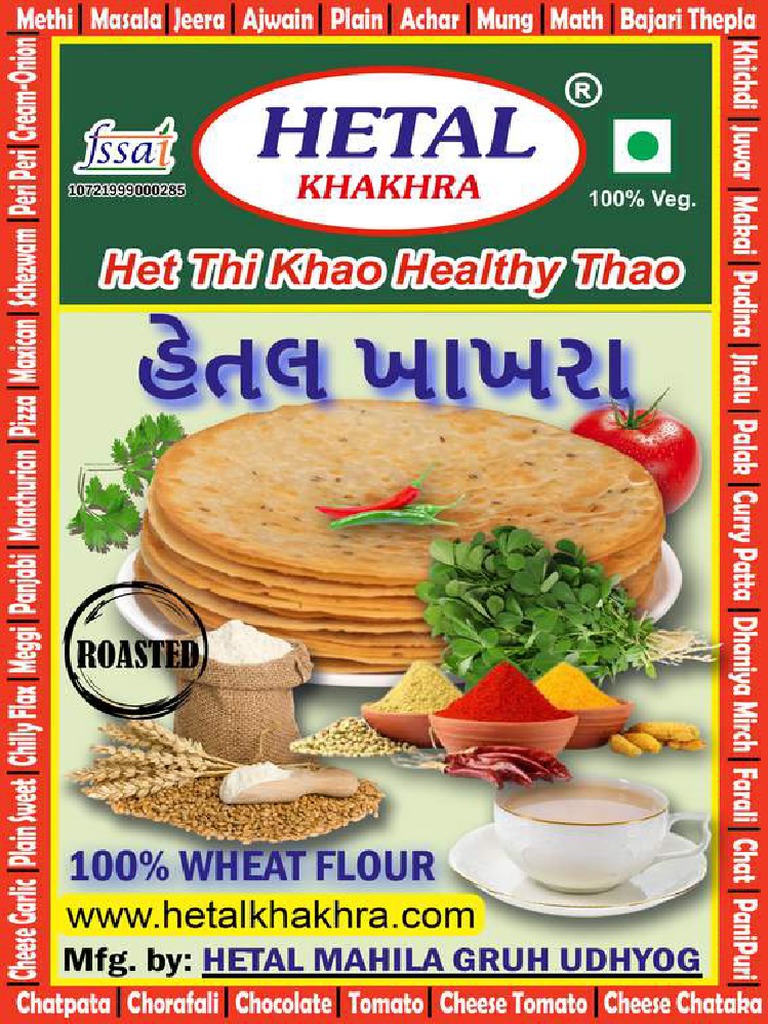 Hetal Khakhra Product Overview | PDF | Foods | Cuisine