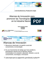 Alianzas de Innovación para la Producción Limpia, por Osmer Castillo