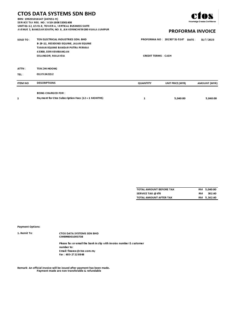 Ten Electrical Industries Sdn. BHD | PDF