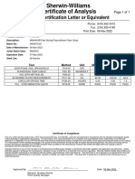 Certificate of Analysis-Batch MW0672VZ