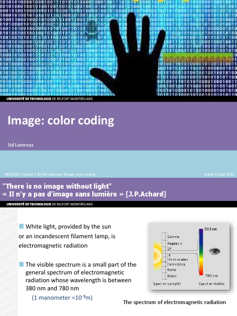 2-Course about image-digitization and color coding | PDF