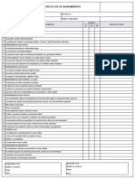 Check List de Herramientas Rev 03