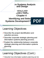 Unit 2 Chapter 4 Identifying and Selecting Systems Development Projects