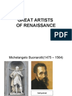 Artists of Renaissance