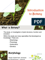 Introduction To Botany