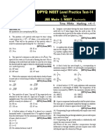 #NEET DPYQ Test Paper - 14 - FULL SYLLABUS