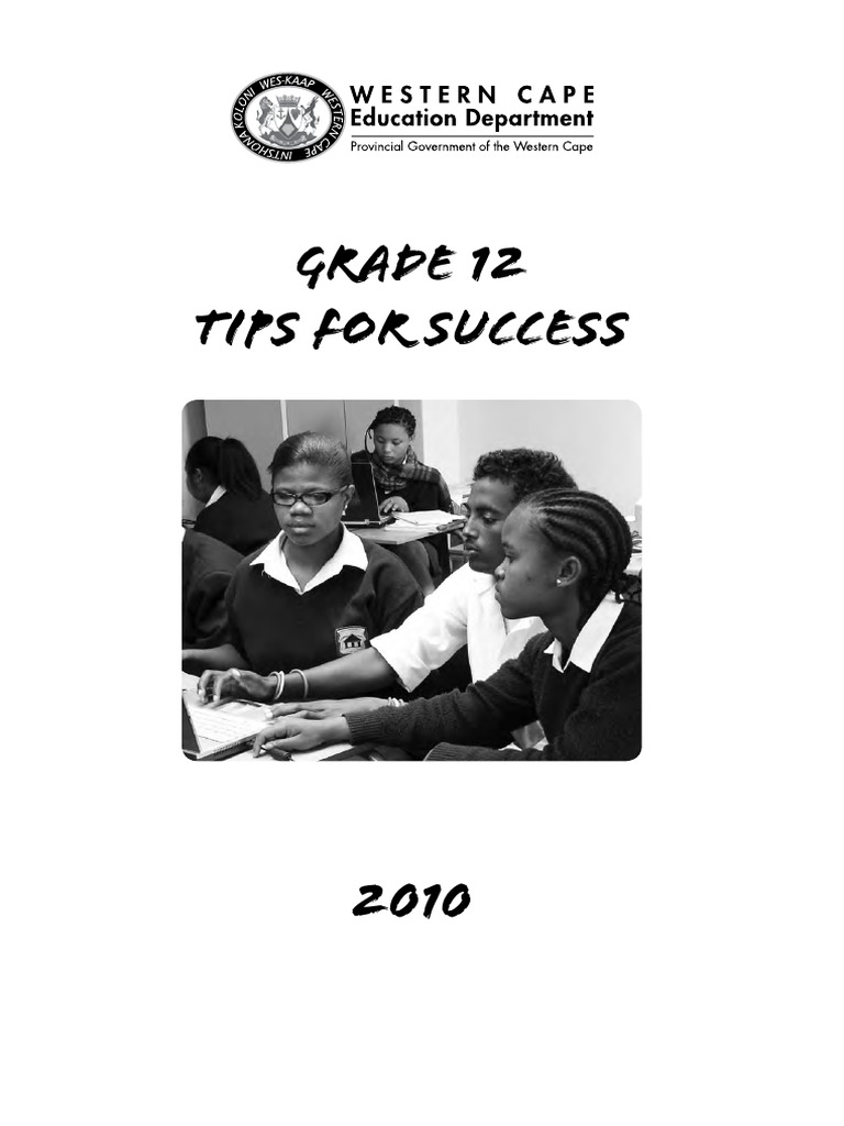 Wced grade 12 tips for success booklet 1 pdf