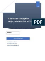 Analyse Et Conception Objet-Groupe8