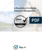 IEMA Certificate - Day 4