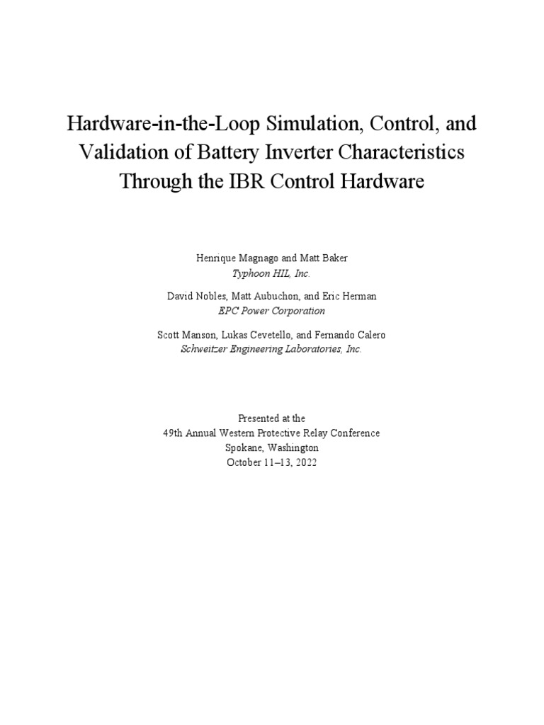 7081 HardwareLoopSimulation FC 20220909 Web | PDF | Technology ...