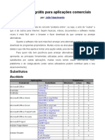 Guia substitutos gratis para aplicações comerciais